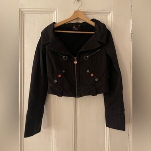 COPY - RARE SA Rose Tyler Doctor Who Love and Monsters Black Diesel Jacket in S…